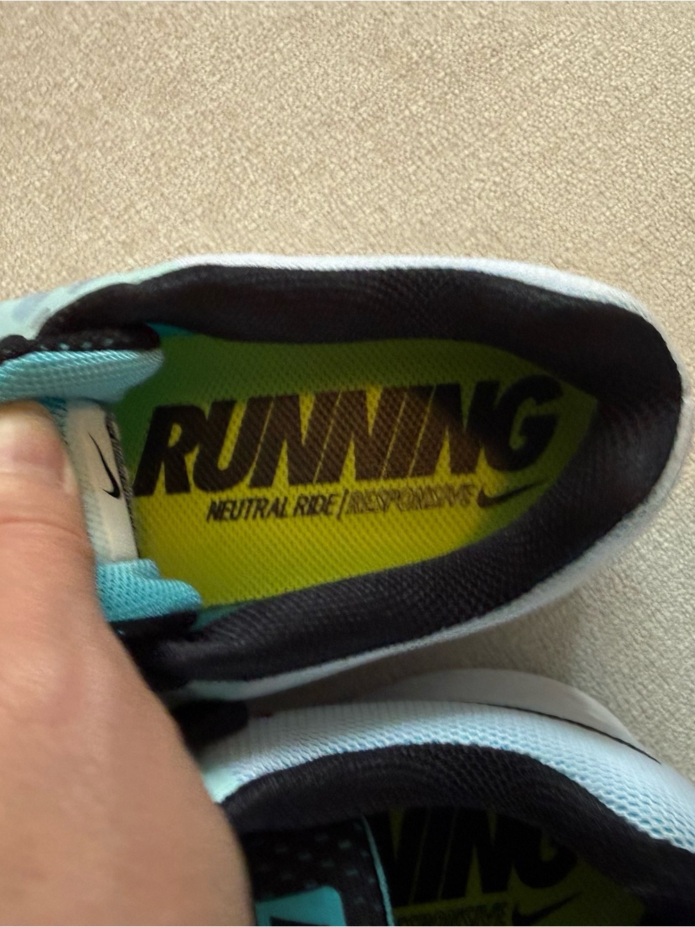 Nike Women’s Running Sneakers - Teal & Black - Picture 6 of 7